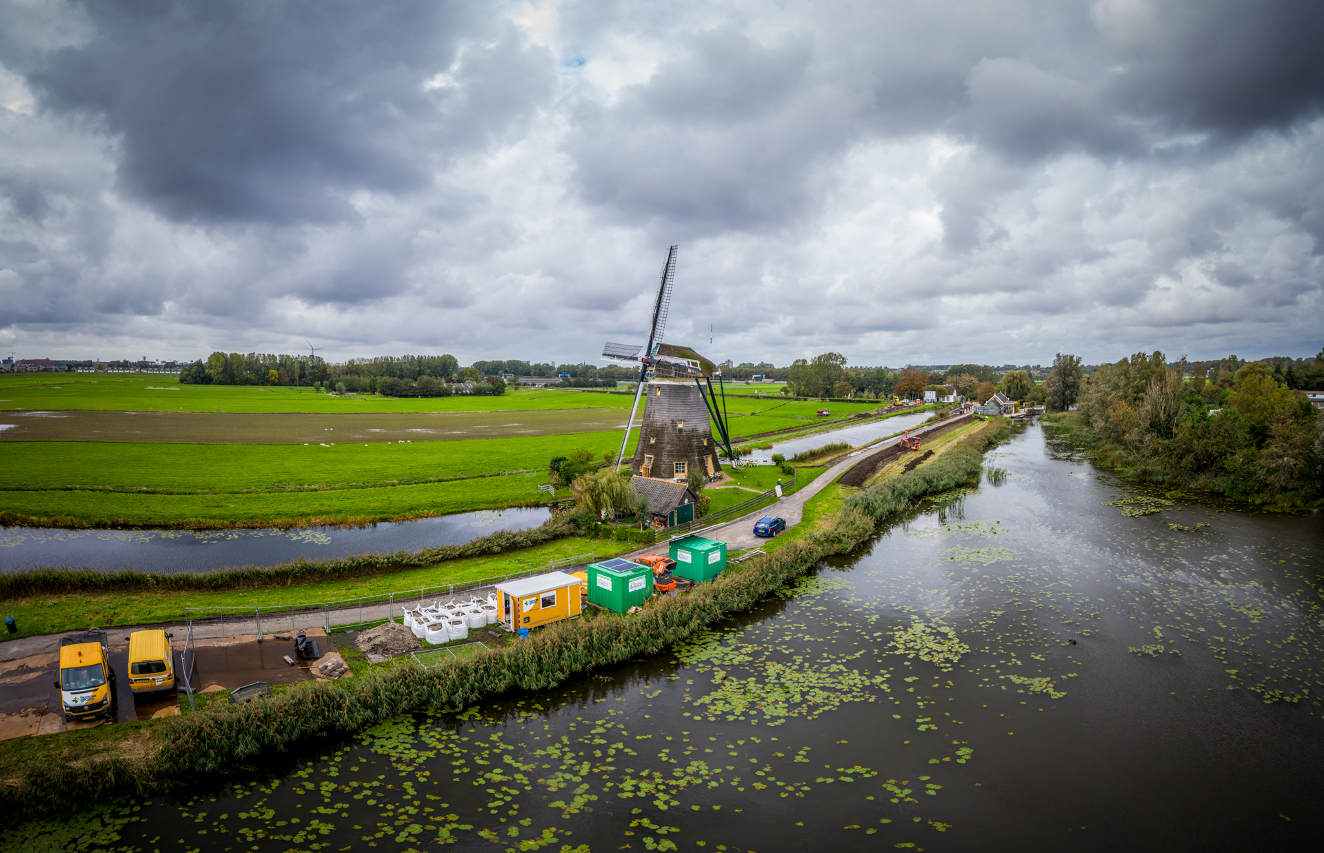 20201007 Bunnik Groep @ Stompwijk Molens Dronefotos 4